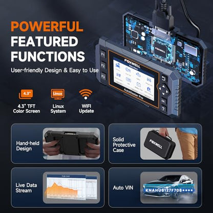 FOXWELL NT614 Elite OBD2 - Escáner de diagnóstico 2025 con 5