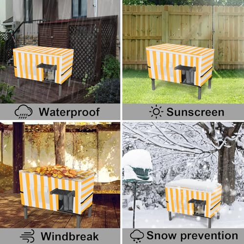 Sudiwei Feral - Funda para casa de gatos con cremallera para