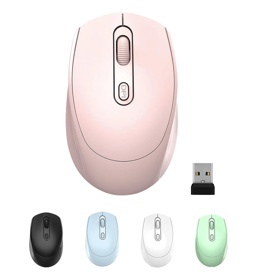 ONE-UP Ratón inalámbrico, mouse silencioso de 2.4G, mouse de