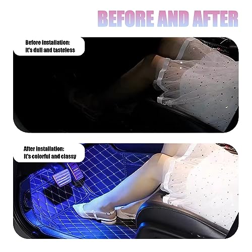 4 piezas de 48 luces LED para el interior del automóvil, tir