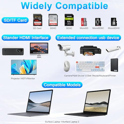 Surface Laptop 2 accesorios, Surface Laptop 2 Estación de ac