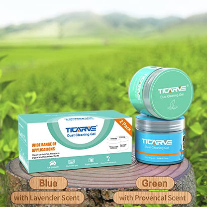 TICARVE Paquete de 2 gel de limpieza para masilla de coche,