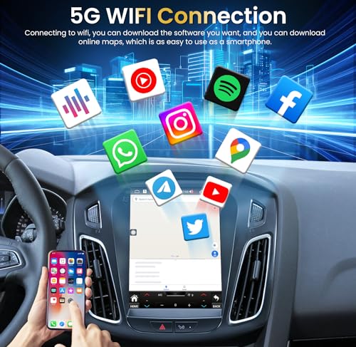 4+32G 8 Core Radio de coche estéreo para Ford Focus 2012-201