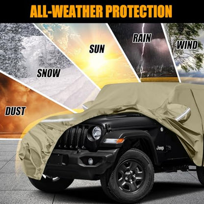 Fundas impermeables para automóvil de repuesto para Jeep Wra