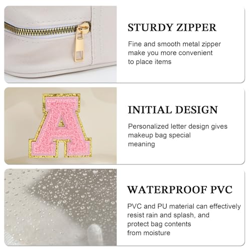 YOOLIFE - Bolso transparente con iniciales para artículos de