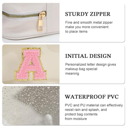 YOOLIFE - Bolso transparente con iniciales para artículos de