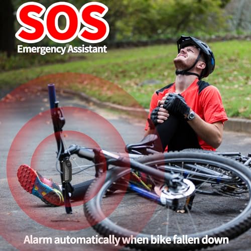 Alarma antirrobo para bicicleta con control remoto, alarma a