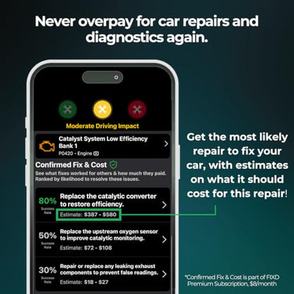 Pantalla de condición activa para coches FIXD