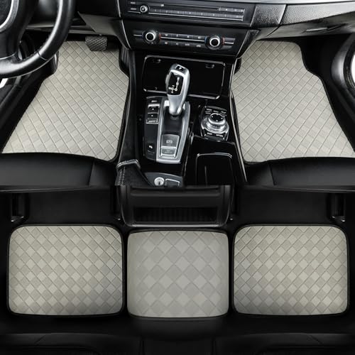 Auto Newer Juego completo de tapetes impermeables de piel si