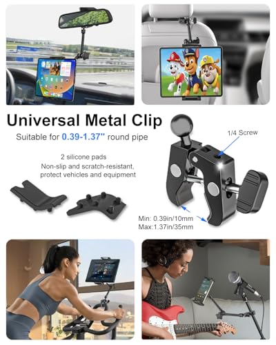 Soporte universal para tableta de espejo retrovisor para aut