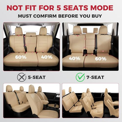 FREESOO Fundas de asiento para Toyota 4Runner 2011-2024, fun
