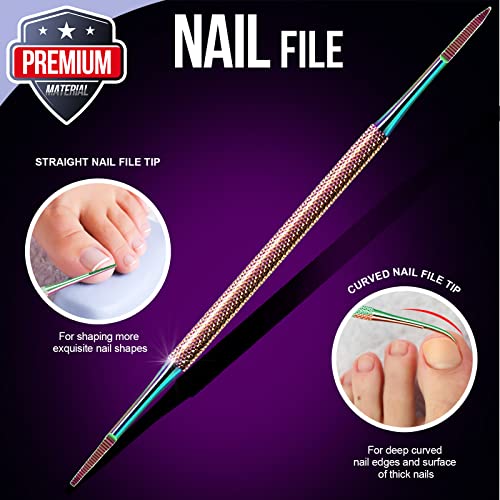 FANDAMEI Kit de cutículas, 4 piezas de cuidado de uñas, herr