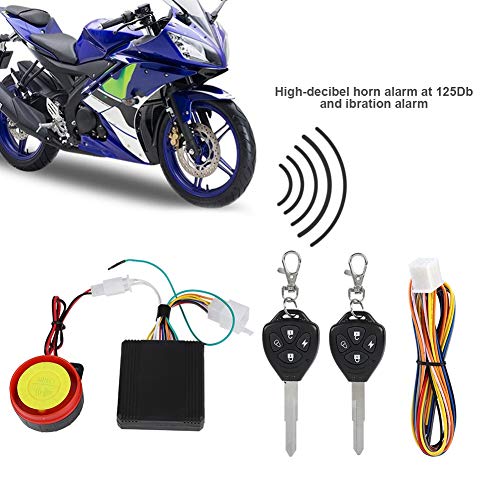 125dB 12V motocicleta bicicleta antirrobo seguridad antirrob