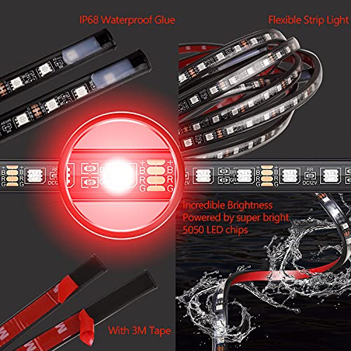 Luces subterráneas para automóvil, luces exteriores intelige