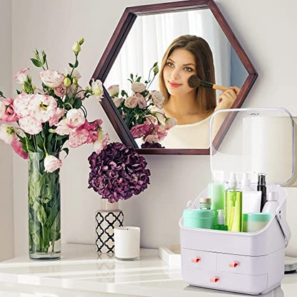 Organizador de cosméticos para encimera, organizador de maqu