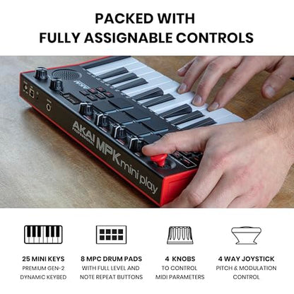 Akai Professional MPK Mini Play MK3 - Controlador de teclado
