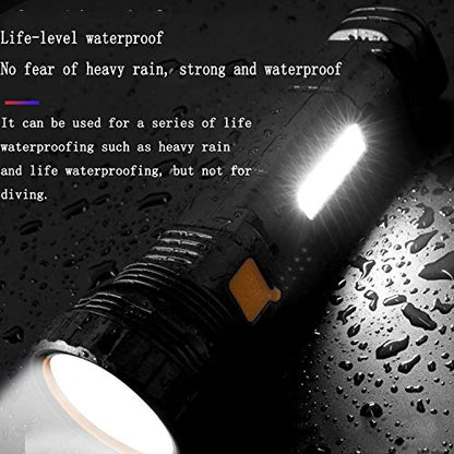 Linterna LED solar / recargable multifunción de 1000 lúmenes