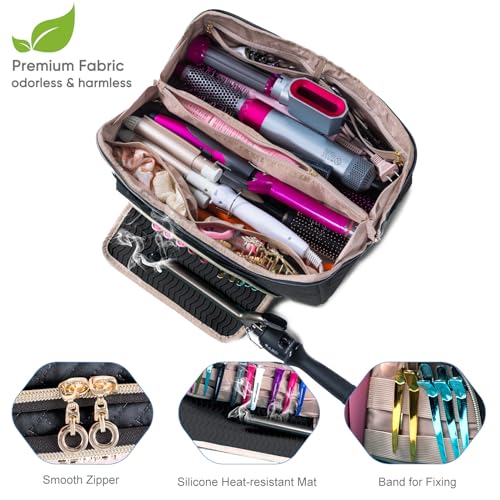 Bolsa de viaje grande para herramientas para el cabello con
