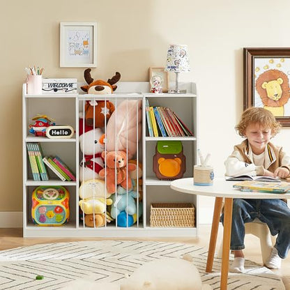 Zoológico de animales de peluche para niños pequeños, organi