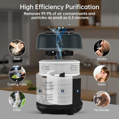 Purificador de aire pequeño, ionizador de purificador de air