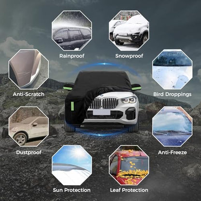 Funda impermeable para automóvil SUV, para todo tipo de clim