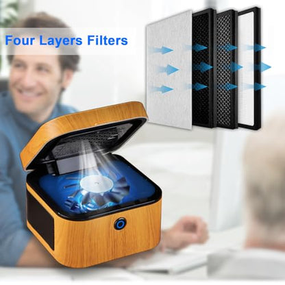 SHD Cenicero multifuncional sin humo, cenicero con filtro HE