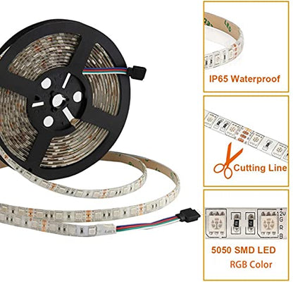 SUPERNIGHT (TM) 16.4ft (5M) 5050 300LEDs/pc RGB multicolor i
