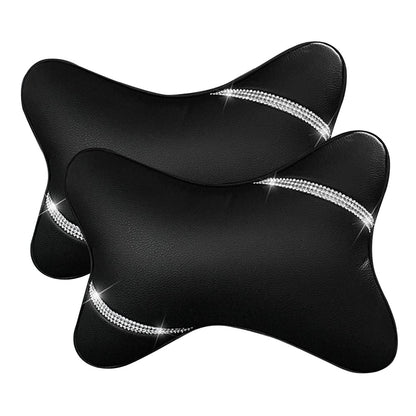 VVHOOY Almohadas de cuello de diamante para asiento de autom