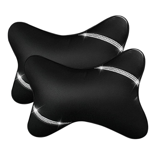 VVHOOY Almohadas de cuello de diamante para asiento de autom
