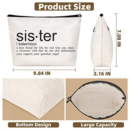 Bolsa de maquillaje Sister Choice Love You Sister hecha a ma
