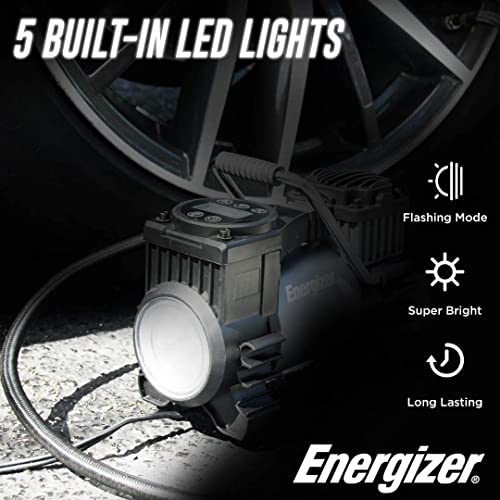Energizer Inflador de neumáticos portátil con compresor de a