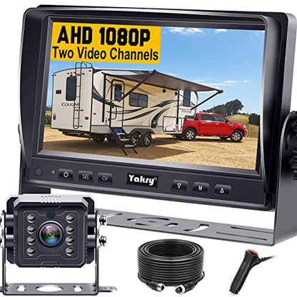 Cámara de respaldo para autocaravana HD 1080P 7 pulgadas, ki