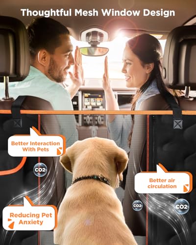 Funda de asiento de coche para perro a prueba de arañazos pa
