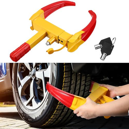 Aoriher Cerradura de rueda para automóviles, cerradura de ru