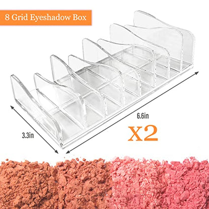 Organizador de paleta de maquillaje, paleta de sombra de ojo