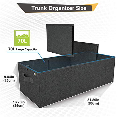 MIU COLOR Organizador de maletero para automóvil, organizado