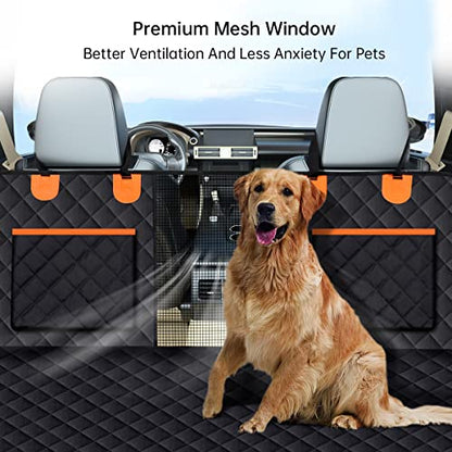 Funda de asiento de automóvil para perro, 100% impermeable,