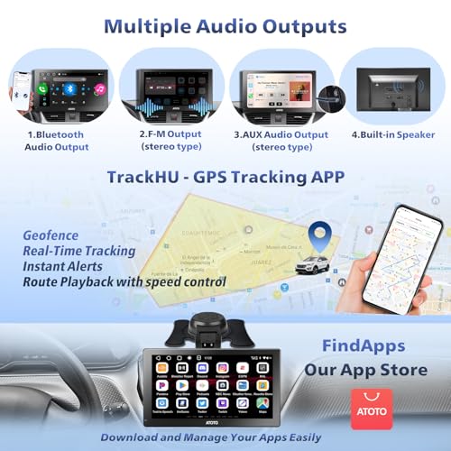 2G+32G Android portátil inalámbrico CarPlay coche estéreo co
