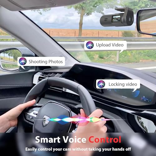 Cámara de tablero 1080P WiFi para automóvil, cámara frontal