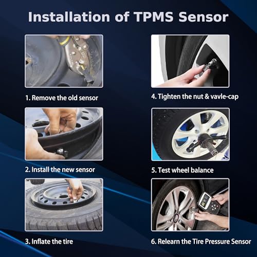 Sensor de presión de neumáticos 315MHz TPMS Sensores 1 unida