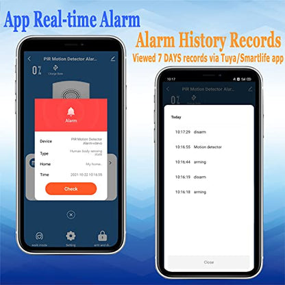 Alarma con sensor de movimiento WiFi: Alerta de detector de