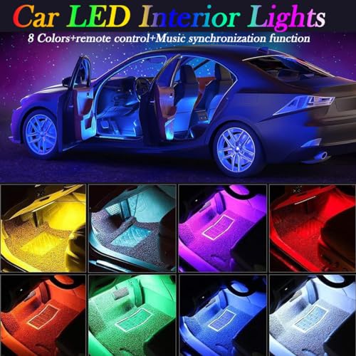 Luces LED para interiores de automóvil, luces RGB interiores