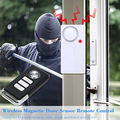 Alarma antirrobo para ventana de puerta, alarma inalámbrica
