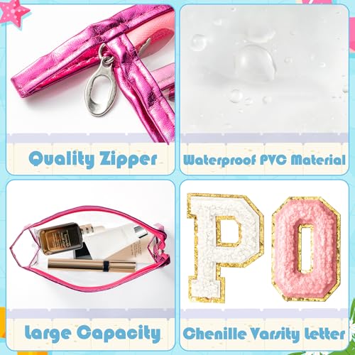 Y1tvei Bolsa de maquillaje transparente para piscinas, color