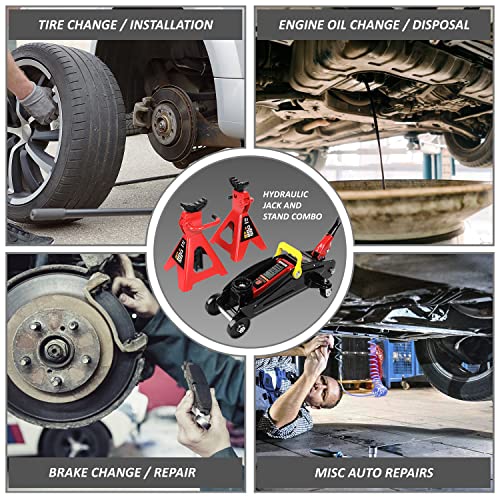 DNA MOTORING TOOLS-00280 Combo de gato hidráulico de perfil