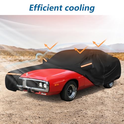 Funda de automóvil para Dodge Charger 1968-1974, tela Oxford