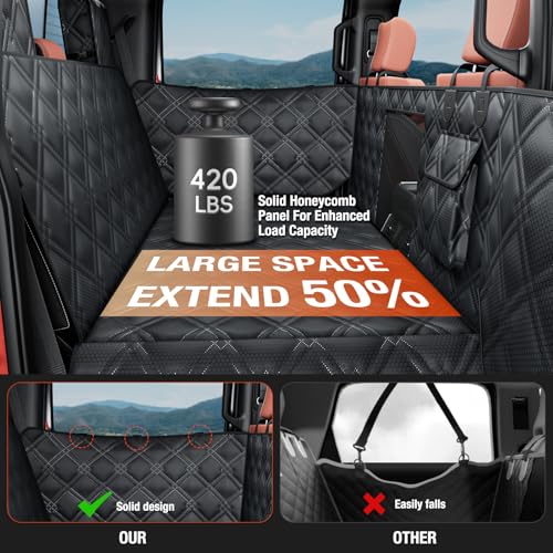 Extensor de asiento trasero de camión para perros, funda imp