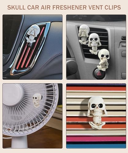 Ambientador de automóvil, regalos de calavera para mujeres,