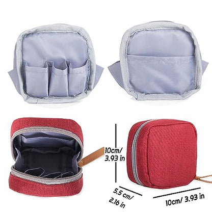 Hekyip Mini bolsa de cosméticos, bolsa de maquillaje de viaj