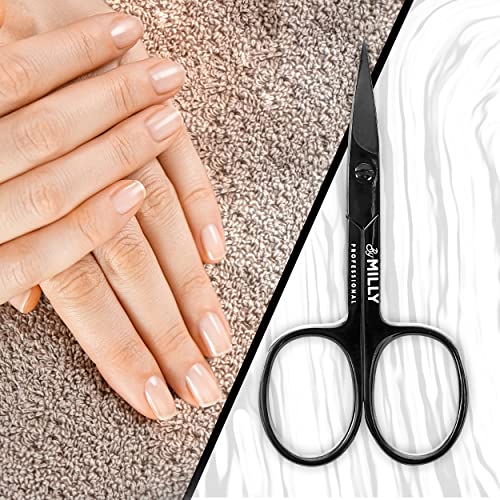Tijeras de uñas profesionales, acero inoxidable de alto carb